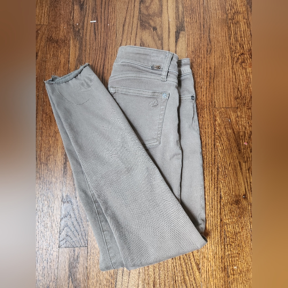 DL1961 tan color jeans Margaux Insta Sculpt Skinny sz 25....014